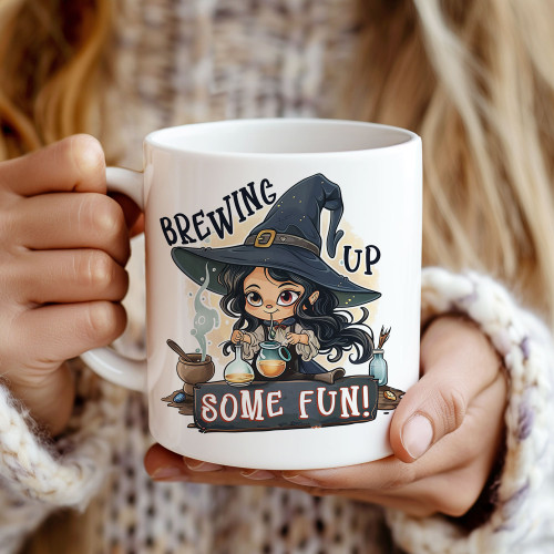 Brewing Up Some Fun! Mug 11oz Ceramic