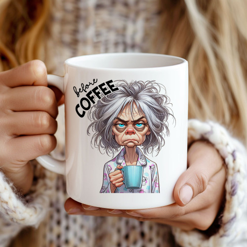 Before & After Coffee Mug – Funny Gift for Coffee Lovers